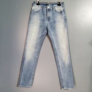 7 For All Mankind Paxtyn Light Wash Blue Denim Skinny Jeans Girl's Size 14